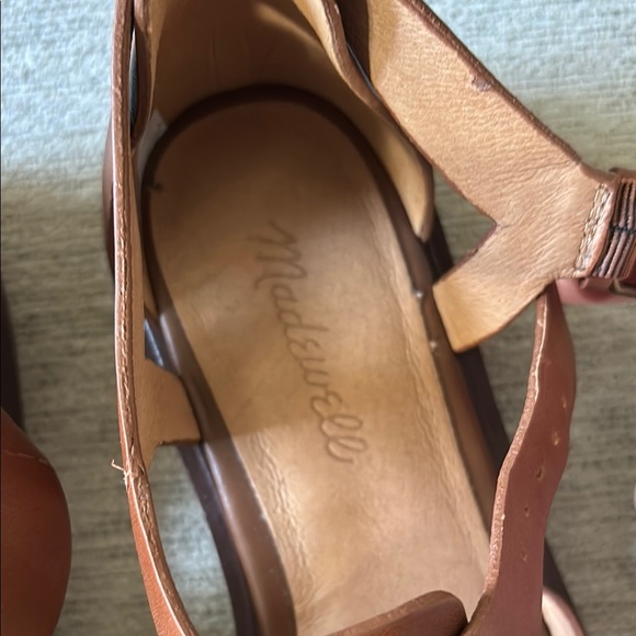 Madewell Brown Leather Fisherman’s Sandals - Picture 2 of 9